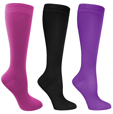 12 inch Compression socks in colors